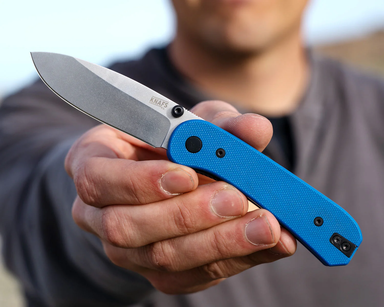 Lander 1 Pocket Knife - Black G10 - D2 - Image 10