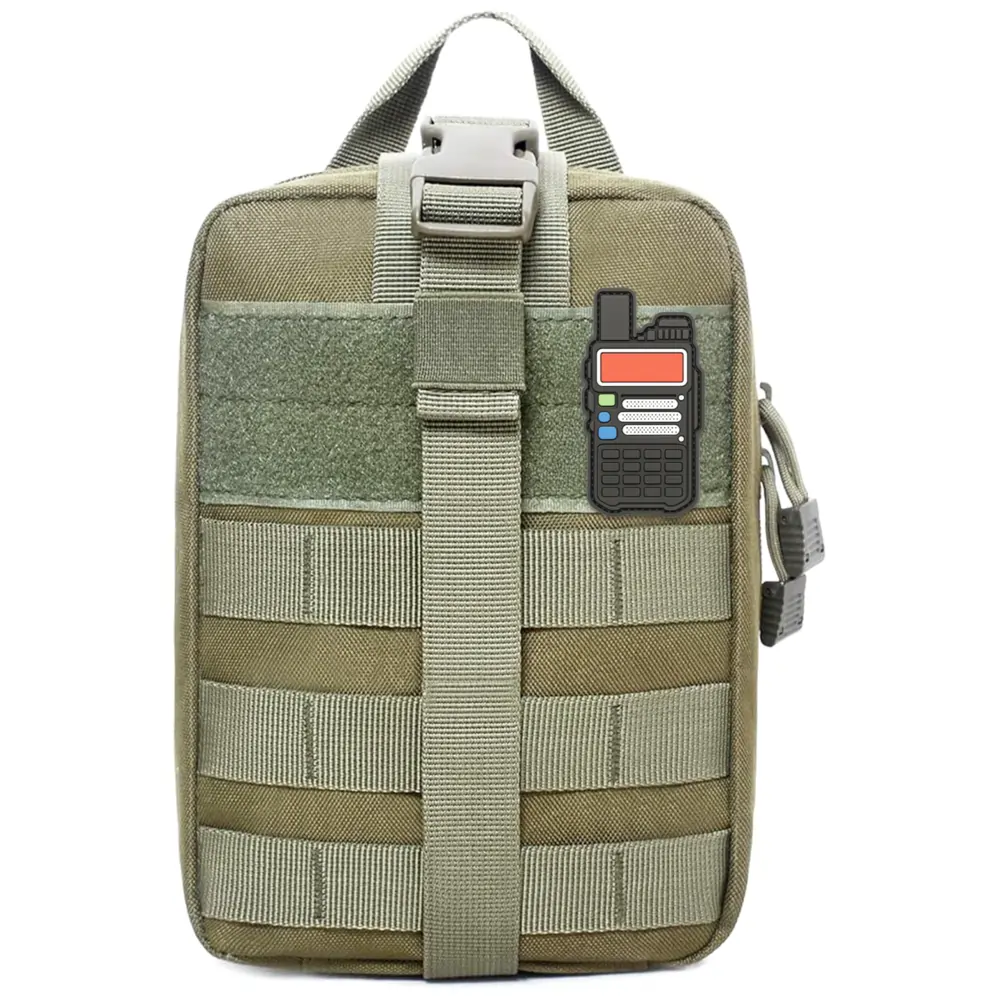 UV5R Radio Go Bag with Solar Charger Bugout Kit - Image 7
